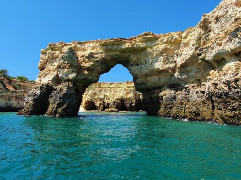 Private Boat Trip: Caves and Dolphins - For 2h00 explore 18km of the Algarve Coast, where you will discover beaches, rock...